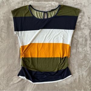 Small Fall Top , striped, rouged side